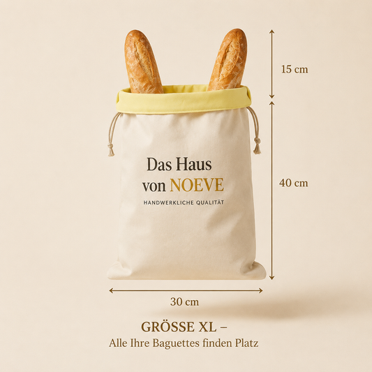 Der NOEVE-Brotbeutel (30 x 40 cm)  Ihr Brot bleibt 5 Tage frisch